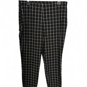 Forever 21 Black and White Checkered Dress Pants